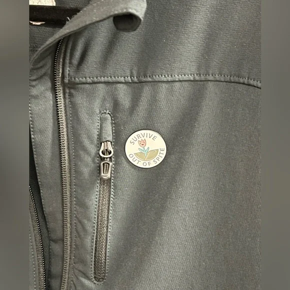 3/$15 Survive out of Spite Pin Brooch - Picture 4 of 7